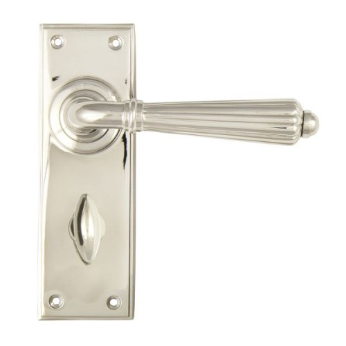 HINTON LEVER HANDLE ON BACKPLATE